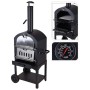 ProGarden Black BBQ Pizzaofen von ProGarden, Geräte zur Pizzaherstellung - Ref: Foro24-436255, Preis: 271,28 €, Rabatt: %