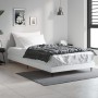 Weißer Bettrahmen aus Holzwerkstoff, 90 x 200 cm von vidaXL, Betten und Lattenroste - Ref: Foro24-832269, Preis: 74,11 €, Rab...