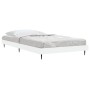 Weißer Bettrahmen aus Holzwerkstoff, 90 x 200 cm von vidaXL, Betten und Lattenroste - Ref: Foro24-832269, Preis: 74,11 €, Rab...