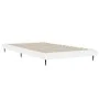 White engineered wood bed frame 90x200 cm by vidaXL, Beds and slatted bases - Ref: Foro24-832269, Price: 73,17 €, Discount: %