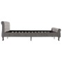 Gray velvet bed frame 180x200 cm by vidaXL, Beds and slatted bases - Ref: Foro24-288562, Price: 348,96 €, Discount: %