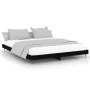 Black engineered wood bed frame 180x200 cm by vidaXL, Beds and slatted bases - Ref: Foro24-832222, Price: 148,16 €, Discount: %