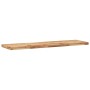 Estante flotante madera acacia maciza acabado aceite 140x40x4cm