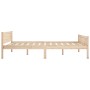 Estructura de cama de madera de pino maciza 140x200 cm de vidaXL, Camas y somieres - Ref: Foro24-322099, Precio: 133,68 €, De...
