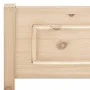 Solid pine wood bed frame 140x200 cm by vidaXL, Beds and slatted bases - Ref: Foro24-322099, Price: 115,00 €, Discount: %