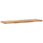 Estante flotante madera acacia maciza acabado aceite 160x40x4cm