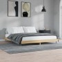 Bettgestell aus Sonoma-Eiche-Holzwerkstoff, 200 x 200 cm von vidaXL, Betten und Lattenroste - Ref: Foro24-832216, Preis: 142,...