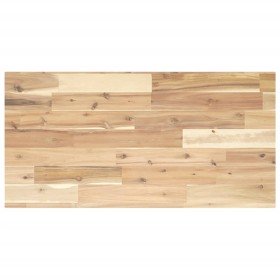 Encimera tocador baño madera maciza acacia sin tratar 80x40x2cm