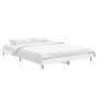 Weißer Bettrahmen aus Holzwerkstoff, 140 x 190 cm von vidaXL, Betten und Lattenroste - Ref: Foro24-832277, Preis: 112,15 €, R...