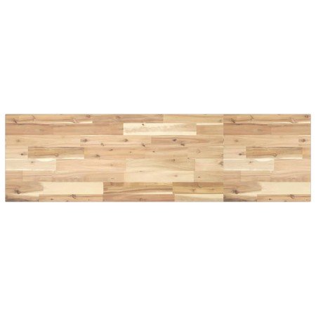 Encimera tocador de baño madera acacia sin tratar 160x40x2 cm en Tocadores de baño | Comprar online en Foro24