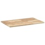 Encimera tocador baño madera maciza acacia sin tratar 80x50x2cm