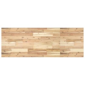 Encimera tocador de baño madera acacia sin tratar 140x50x2 cm