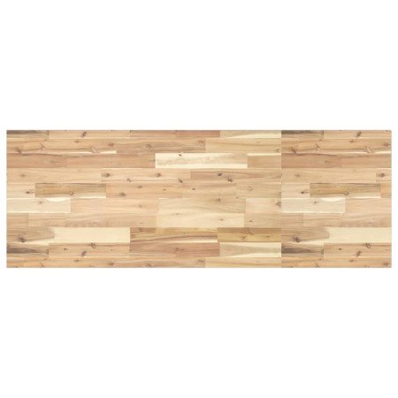 Encimera tocador de baño madera acacia sin tratar 140x50x2 cm en Tocadores de baño | Comprar online en Foro24