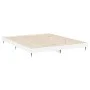 Glossy white engineered wood bed frame 140x200cm by vidaXL, Beds and slatted bases - Ref: Foro24-832247, Price: 94,94 €, Disc...