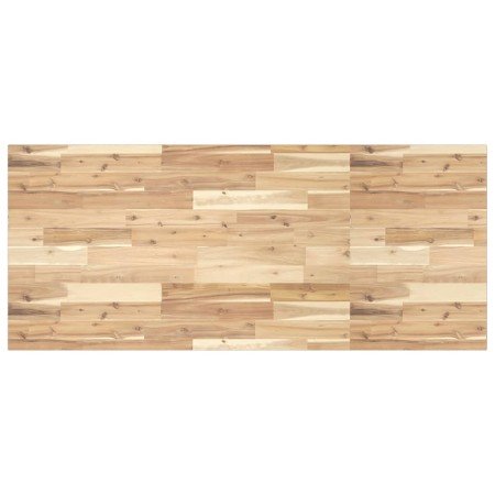 Encimera tocador de baño madera acacia sin tratar 140x60x2 cm