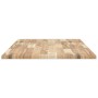 Encimera tocador de baño madera acacia sin tratar 140x60x2 cm