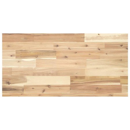 Encimera tocador de baño madera acacia sin tratar 100x40x4 cm en Tocadores de baño | Comprar online en Foro24