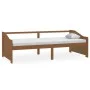 3-seater sofa bed solid honey brown pine wood 90x200 cm by vidaXL, Beds and slatted bases - Ref: Foro24-322166, Price: 83,42 ...