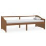 Sofá cama 3 plazas madera maciza de pino marrón miel 90x200 cm de vidaXL, Camas y somieres - Ref: Foro24-322166, Precio: 84,12 €