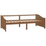 Sofá cama 3 plazas madera maciza de pino marrón miel 90x200 cm de vidaXL, Camas y somieres - Ref: Foro24-322166, Precio: 84,1...