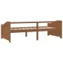 3-seater sofa bed solid honey brown pine wood 90x200 cm by vidaXL, Beds and slatted bases - Ref: Foro24-322166, Price: 83,42 ...