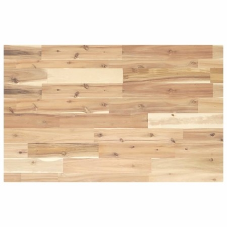 Encimera tocador baño madera maciza acacia sin tratar 80x50x4cm