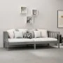 Sofa bed with solid pine wood mattress gray 90x200 cm by vidaXL, Beds and slatted bases - Ref: Foro24-3083606, Price: 227,75 ...