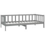 Sofá cama con colchón madera de pino maciza gris 90x200 cm de vidaXL, Camas y somieres - Ref: Foro24-3083606, Precio: 235,48 ...