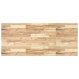Encimera tocador baño madera acacia sin tratar 120x60x4 cm