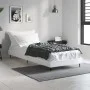 Glossy white engineered wood bed frame 75x190 cm by vidaXL, Beds and slatted bases - Ref: Foro24-832311, Price: 83,54 €, Disc...