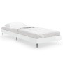 Glossy white engineered wood bed frame 75x190 cm by vidaXL, Beds and slatted bases - Ref: Foro24-832311, Price: 84,81 €, Disc...