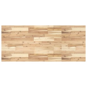 Encimera tocador baño madera acacia sin tratar 140x60x4 cm