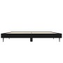 Estructura de cama madera de ingeniería negra 135x190 cm de vidaXL, Camas y somieres - Ref: Foro24-832286, Precio: 107,18 €, ...