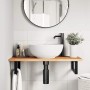 Encimera tocador baño madera acacia acabado aceite 100x40x2 cm