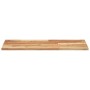 Encimera tocador baño madera acacia acabado aceite 100x40x2 cm