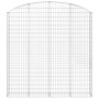 Cesta gaviones forma arco hierro galvanizado 200x30x200/220 cm