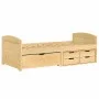 IRUN sofa bed with 5 solid pine wood drawers 90x200cm by vidaXL, Beds and slatted bases - Ref: Foro24-3185211, Price: 321,41 ...