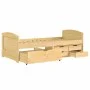 Sofá cama con 5 cajones madera maciza pino IRUN 90x200cm de vidaXL, Camas y somieres - Ref: Foro24-3185211, Precio: 321,40 €,...