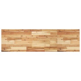 Encimera tocador baño madera acacia acabado aceite 160x40x2 cm