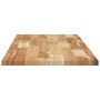 Encimera tocador baño madera acacia acabado aceite 160x40x2 cm