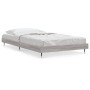 Sonoma-grauer Holzwerkstoff-Bettrahmen 90 x 200 cm von vidaXL, Betten und Lattenroste - Ref: Foro24-832171, Preis: 92,47 €, R...