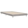 Estructura de cama madera de ingeniería gris Sonoma 90x200 cm