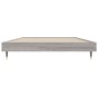Sonoma-grauer Holzwerkstoff-Bettrahmen 90 x 200 cm von vidaXL, Betten und Lattenroste - Ref: Foro24-832171, Preis: 92,47 €, R...