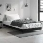 Estructura de cama madera de ingeniería negra 90x200 cm de vidaXL, Camas y somieres - Ref: Foro24-832270, Precio: 73,07 €, De...