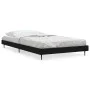 Estructura de cama madera de ingeniería negra 90x200 cm de vidaXL, Camas y somieres - Ref: Foro24-832270, Precio: 73,07 €, De...