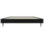 Estructura de cama madera de ingeniería negra 90x200 cm de vidaXL, Camas y somieres - Ref: Foro24-832270, Precio: 73,07 €, De...