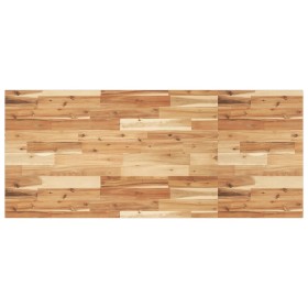 Encimera tocador baño madera acacia acabado aceite 140x60x2 cm