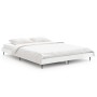 Estructura de cama madera de ingeniería blanco brillo 140x190cm de vidaXL, Camas y somieres - Ref: Foro24-832279, Precio: 117...