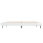 Estructura de cama madera de ingeniería blanco brillo 140x190cm de vidaXL, Camas y somieres - Ref: Foro24-832279, Precio: 117...
