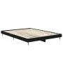 Schwarzer Bettrahmen aus Holzwerkstoff, 140 x 190 cm von vidaXL, Betten und Lattenroste - Ref: Foro24-832278, Preis: 104,99 €...
